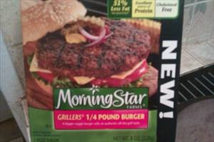 Morningstar Farms Veggie Grillers 1/4 Pound Burger