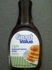 Great Value Light Reduced Calorie Syrup