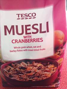 Tesco Muesli with Cranberries