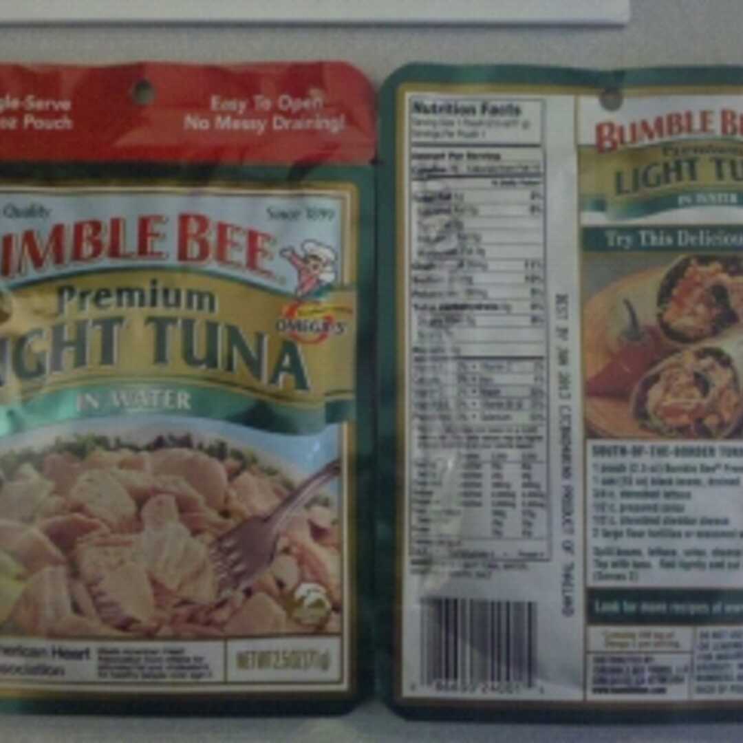 Bumble Bee Chunk Light Tuna in Water Pouch