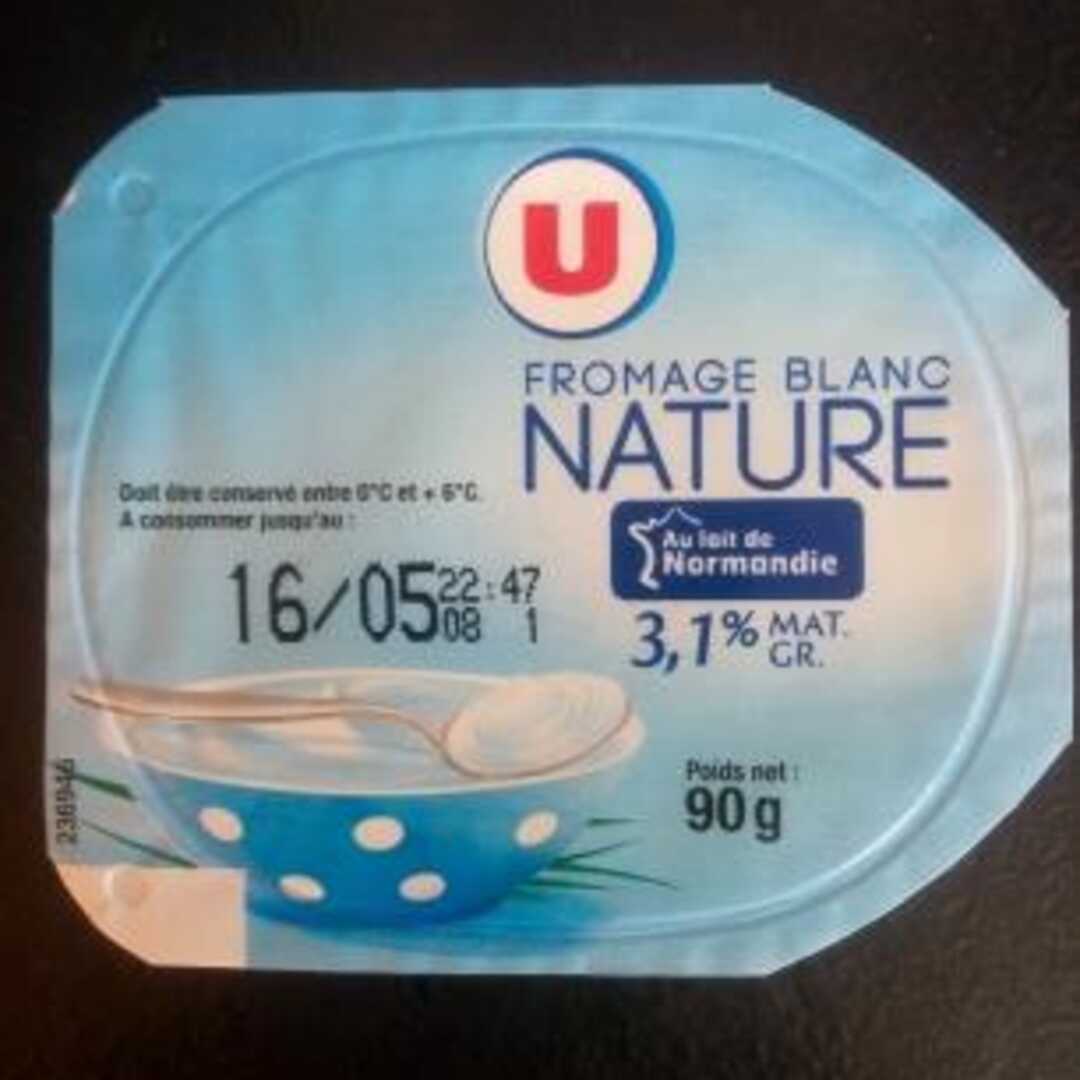 Super U Fromage Blanc Nature 3,1%