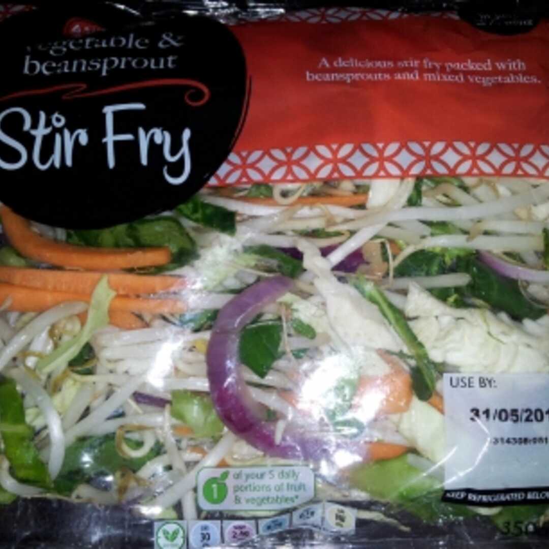 Aldi Vegetable & Beansprout Stir Fry
