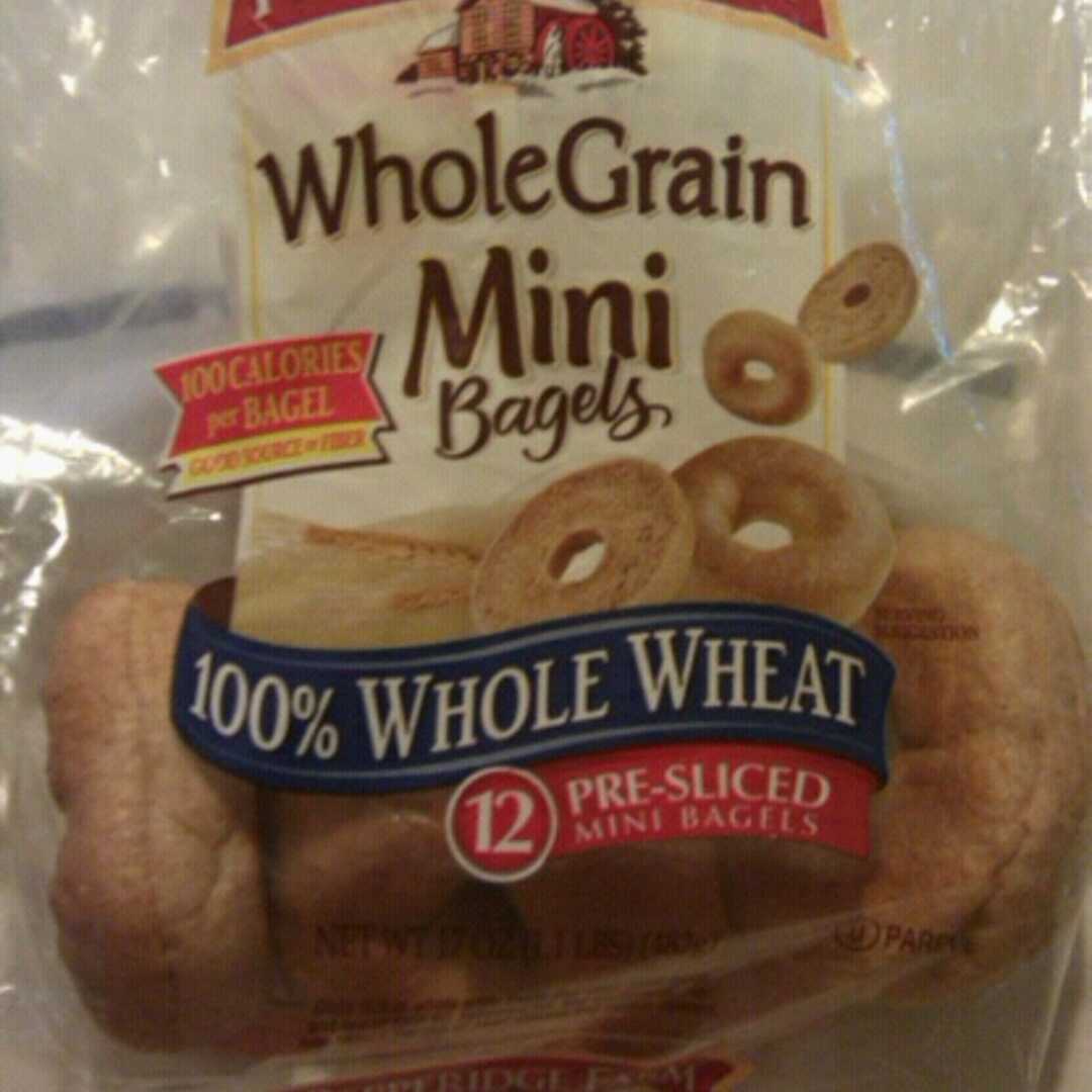 Pepperidge Farm Whole Grain 100% Wheat Mini Bagels