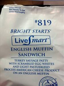 Schwan's Bright Starts LiveSmart English Muffin