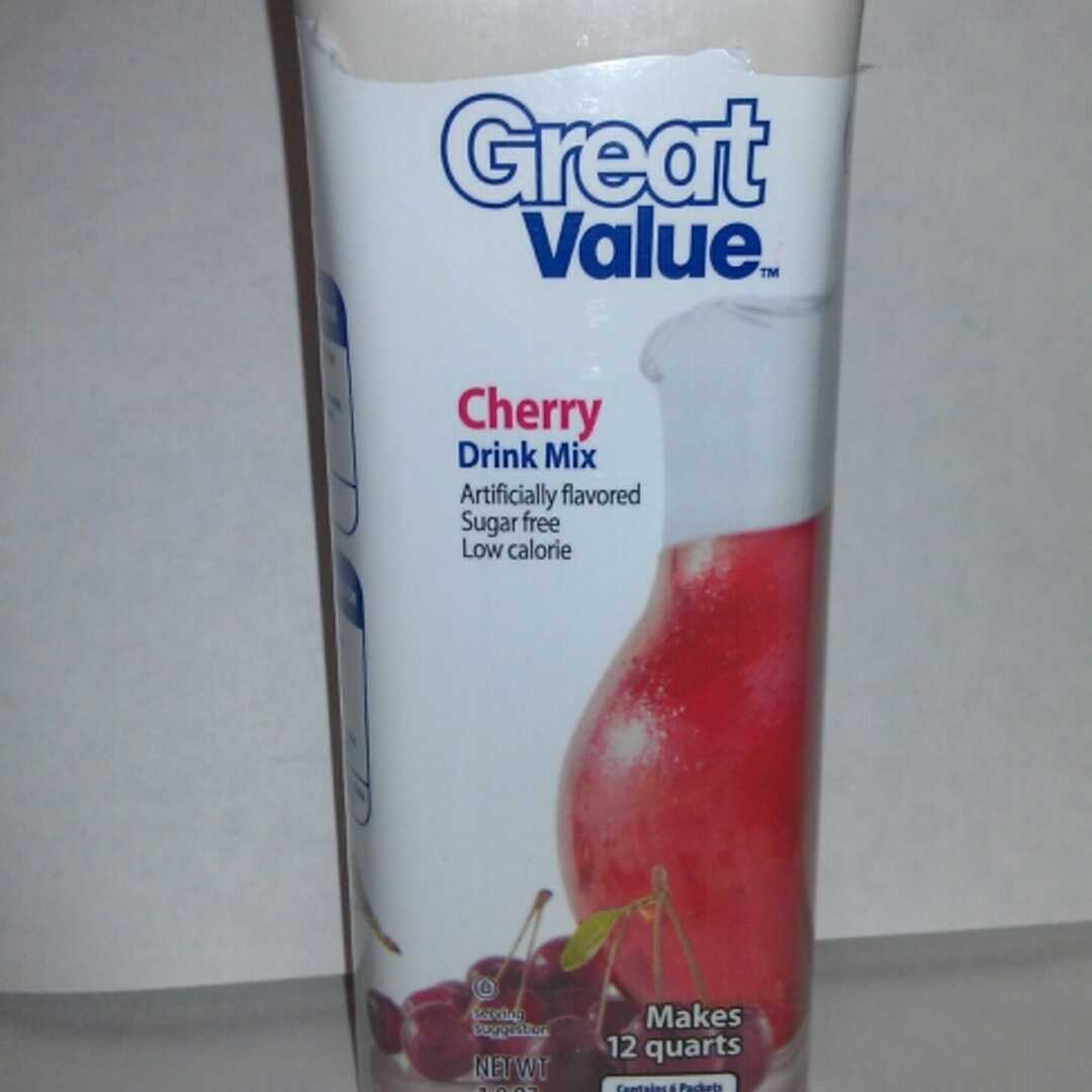 Great Value Sugar Free Cherry Drink Mix
