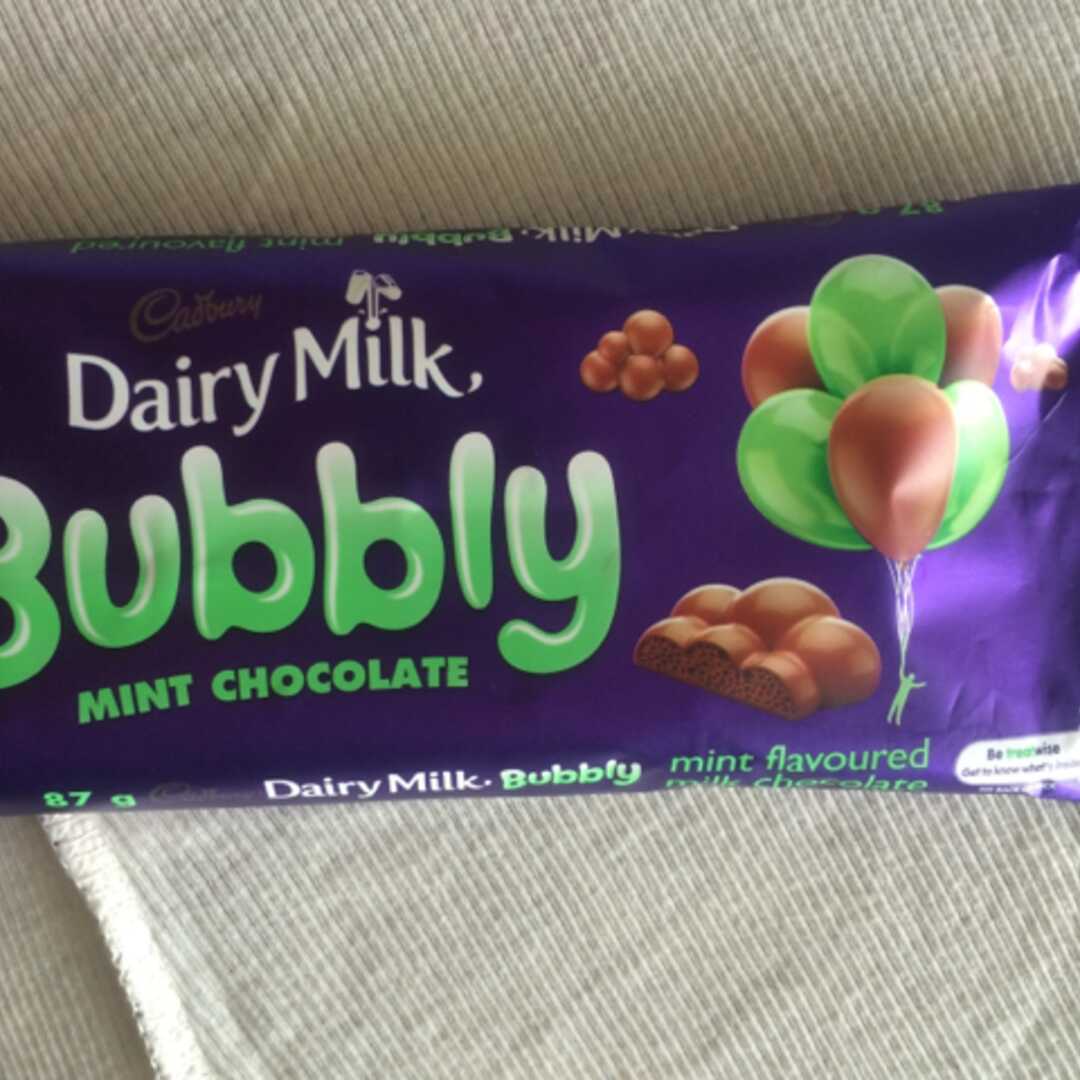 Cadbury Dairy Milk Bubbly Mint Chocolate