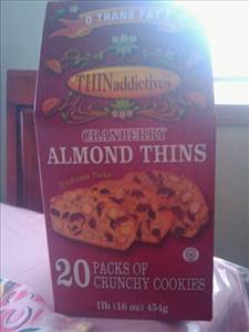 Thin Addictives Cranberry Almond Thins