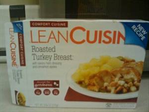 Lean Cuisine culinary collection Roasted Turkey Breast with savory herb dressing & cinnamon apples