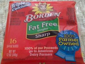 Borden Fat Free Sharp Cheese