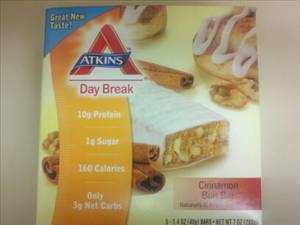 Atkins Day Break Cinnamon Bun Bar