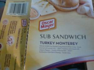 Oscar Mayer Deli Creations Shaved Turkey Monterey Hot Sandwich Melts