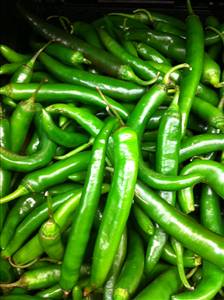 Green Hot Chilli Peppers