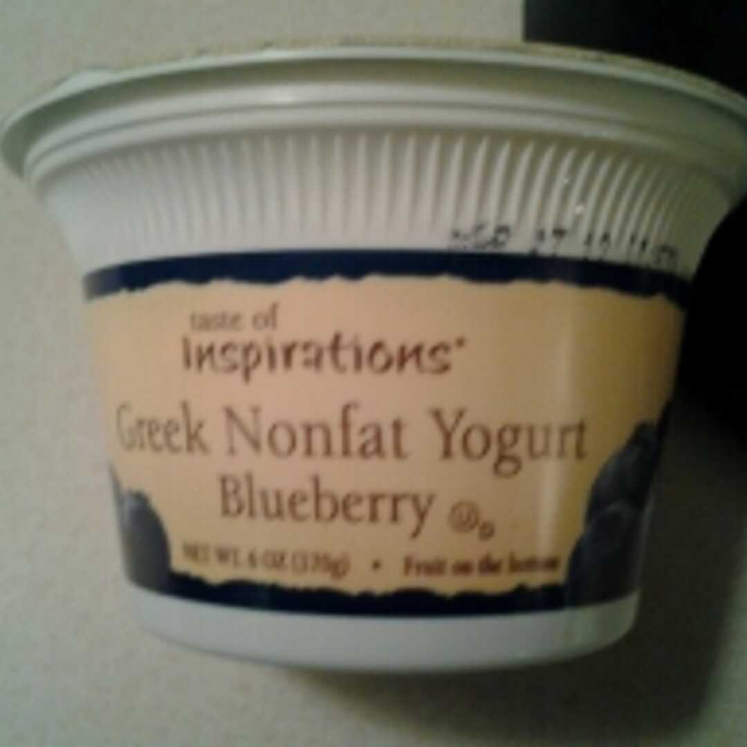 Taste of Inspirations Nonfat Greek Yogurt - Blueberry