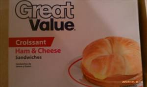 Great Value Ham & Cheese Croissant Sandwiches