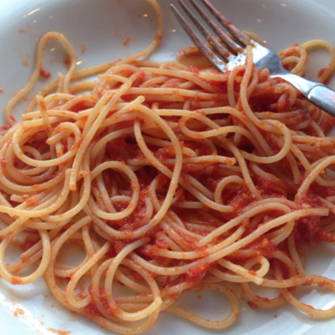 Meatless Spaghetti with Tomato Sauce
