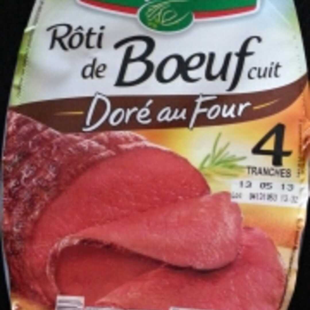 Fleury Michon Rôti de Bœuf Cuit Doré au Four