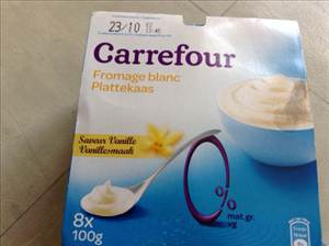 Carrefour Fromage Blanc 0% Vanille