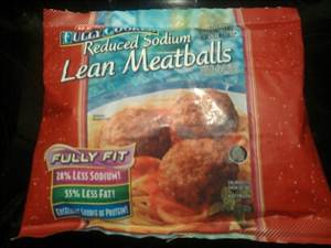 HEB Fully Cooked Reduced Sodium Lean Meatballs