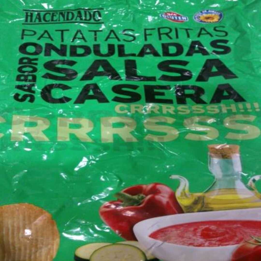 Hacendado Patatas Fritas Onduladas Sabor Salsa Casera