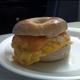 Au Bon Pain Egg on a Bagel Breakfast Sandwich