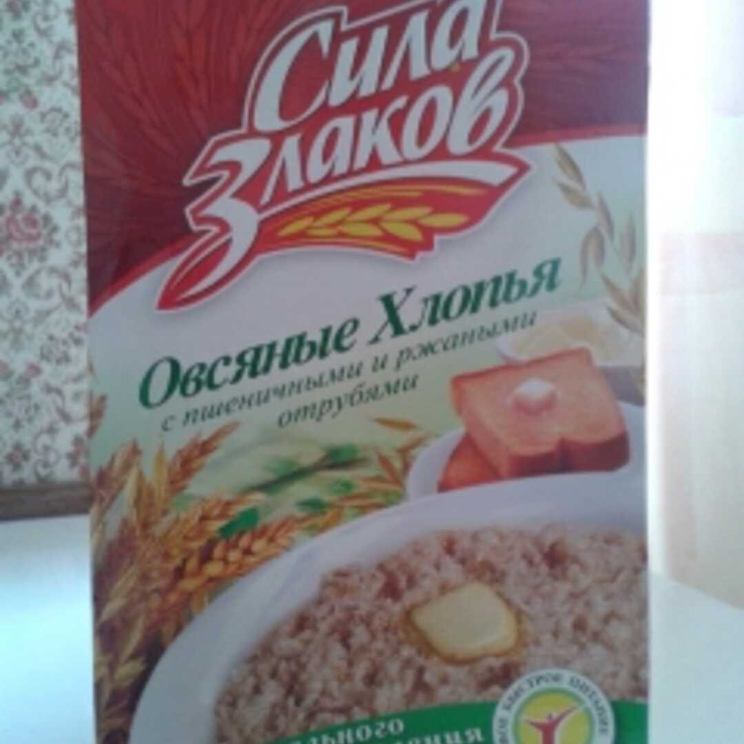 Сила Злаков Овсяные Хлопья с Отрубями