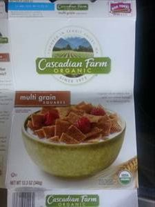 Cascadian Farm Organic Multi Grain Squares Cereal