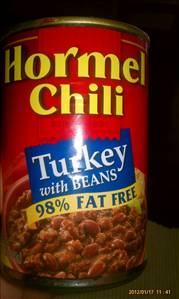 Hormel Turkey Chili with Beans
