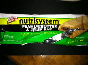 NutriSystem Peanut Butter & Jelly Bar
