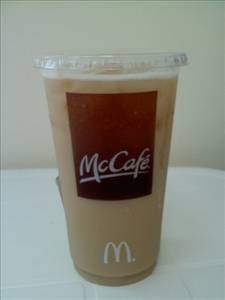 McDonald's Iced Nonfat Latte with Sugar Free Vanilla Syrup (Medium)