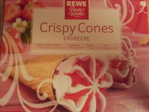 REWE Crispy Cones Erdbeere