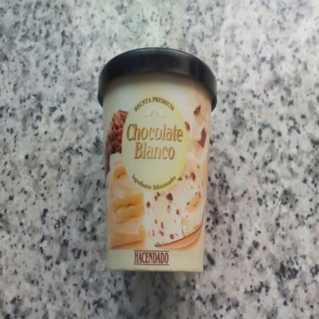Hacendado Helado de Crema de Chocolate Blanco