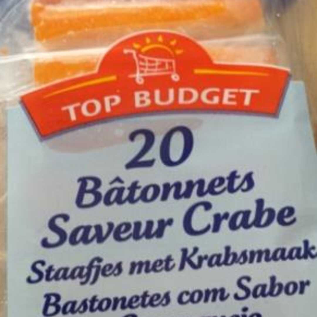 Top Budget Bâtonnets Saveur Crabe