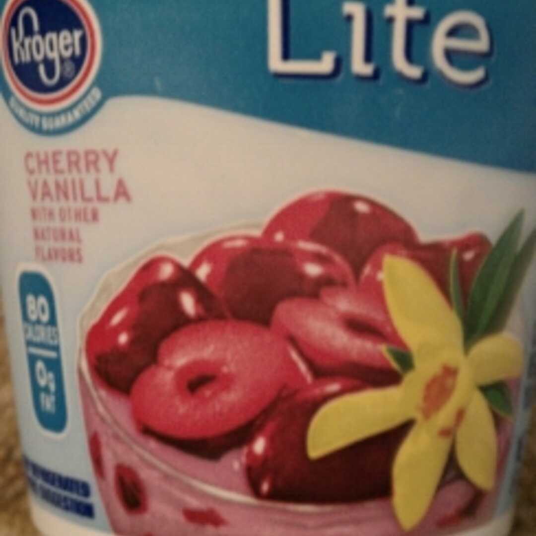 Kroger Lite Cherry Vanilla Yogurt