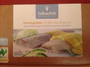 Followfish Heringsfilet in Bio-Senfsauce