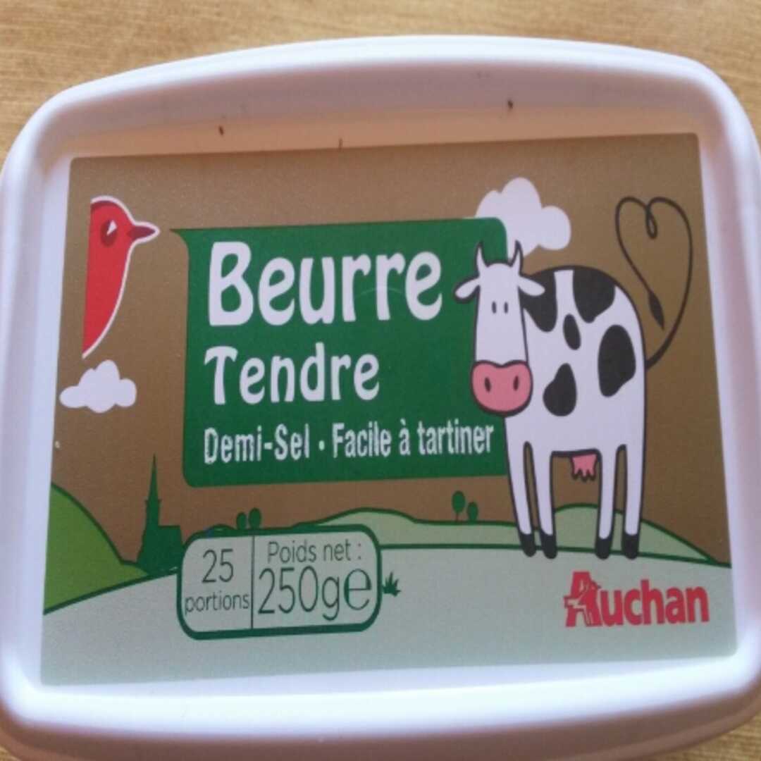 Auchan Beurre Tendre Demi-Sel