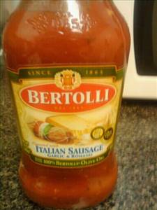 Bertolli Italian Sausage with Garlic & Romano Spaghetti Sauce