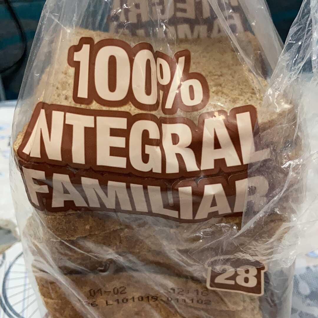 Hacendado Pan Integral 100%