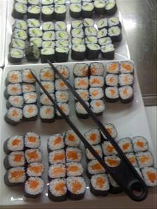 Sushi com Vegetais