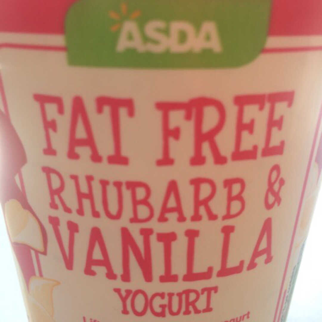 Asda Fat Free Rhubarb & Vanilla Yogurt