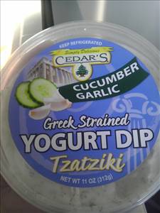 Cedar's Cucumber & Garlic Tzatziki Greek Strained Yogurt Dip