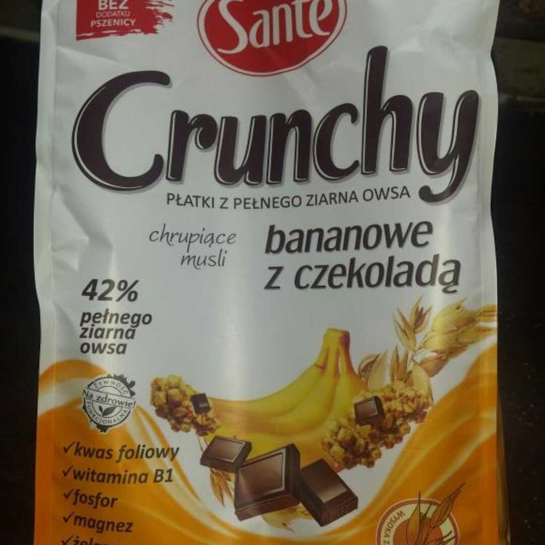 Sante Crunchy Bananowe z Czekoladą