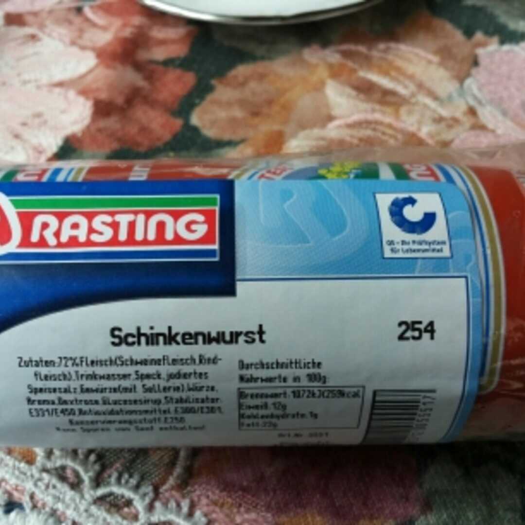 Rasting Schinkenwurst