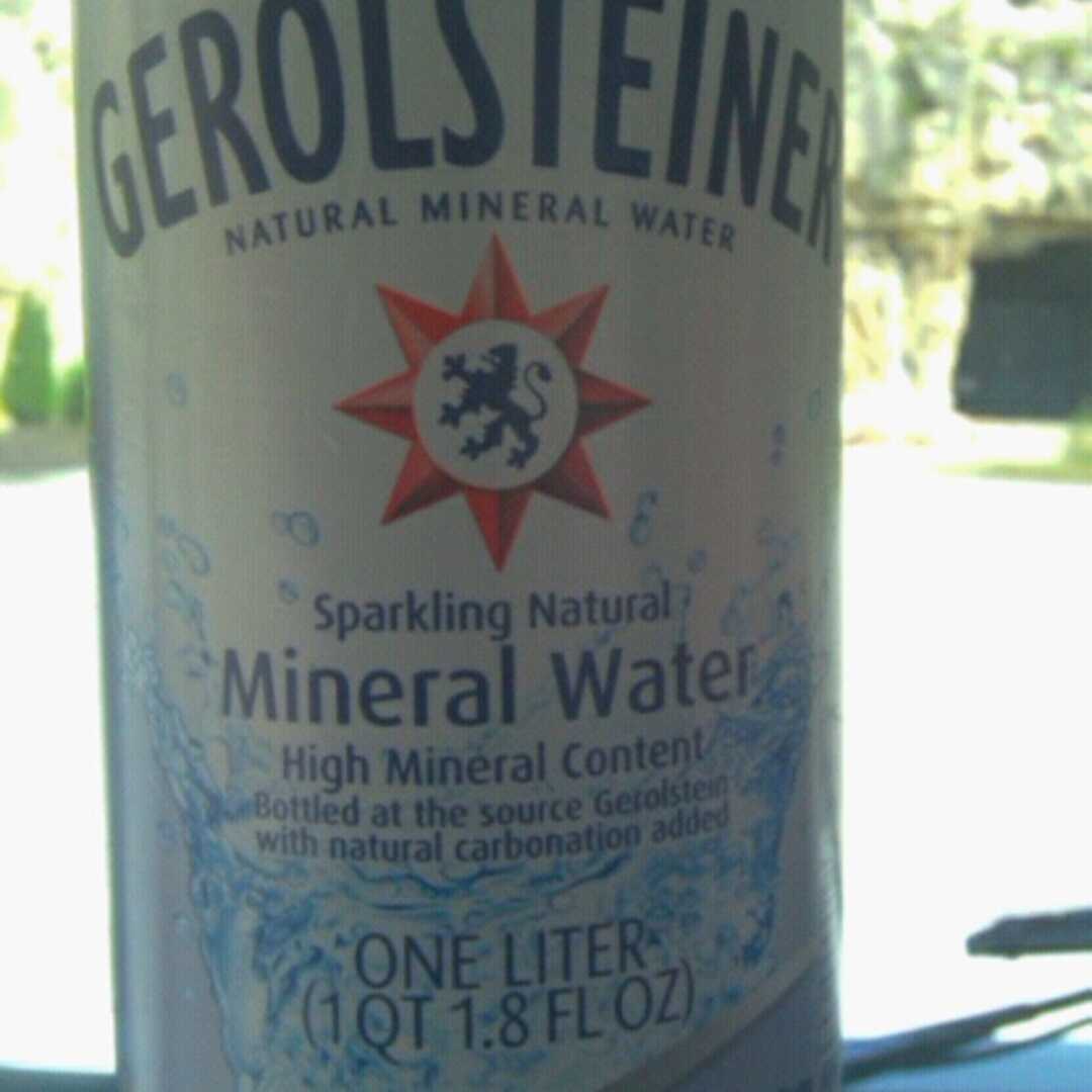 Gerolsteiner Naturally Sparkling Mineral Water