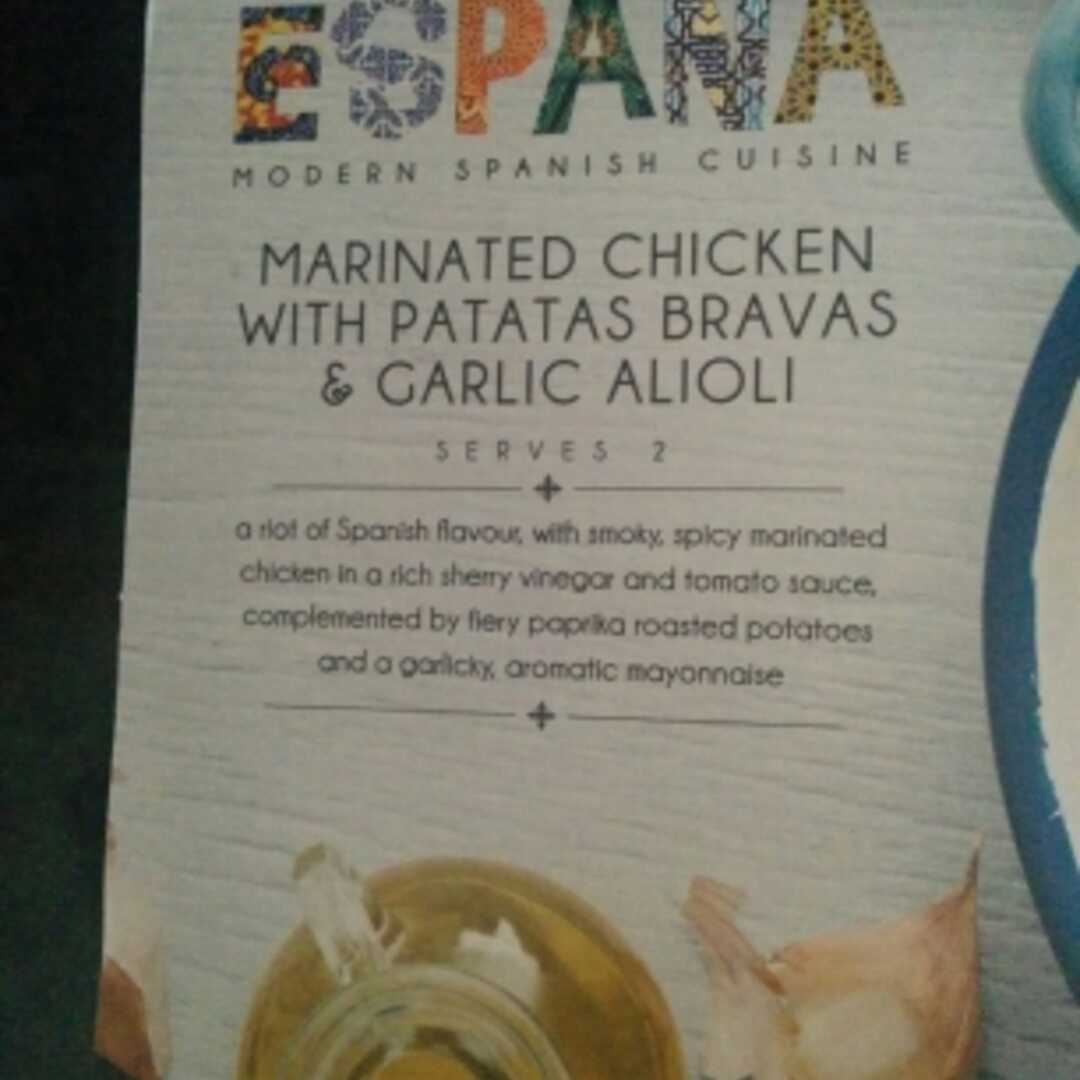 Marks & Spencer Marinated Chicken with Patatas Bravas & Garlic Alioli