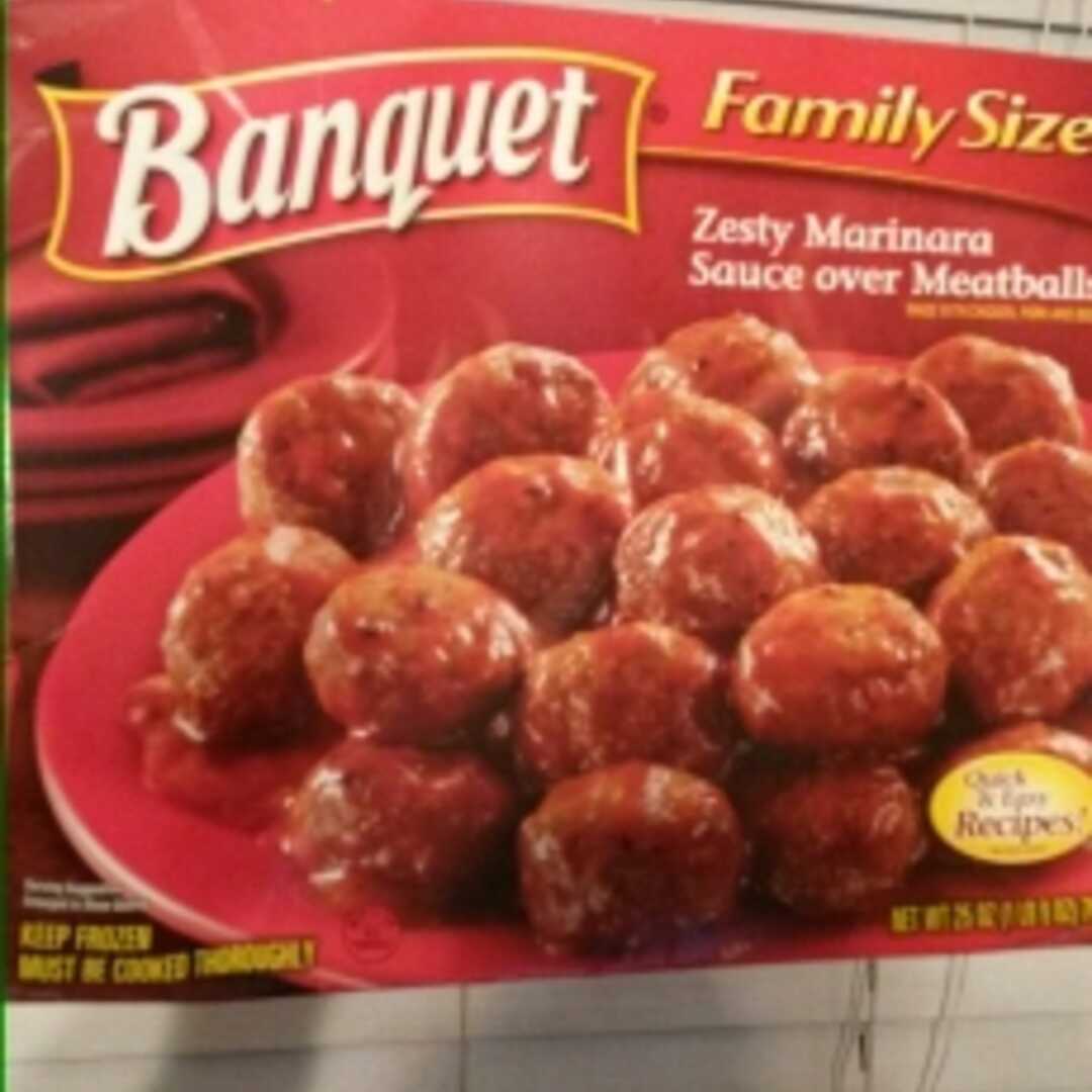 Banquet Zesty Marinara Sauce Over Meatballs