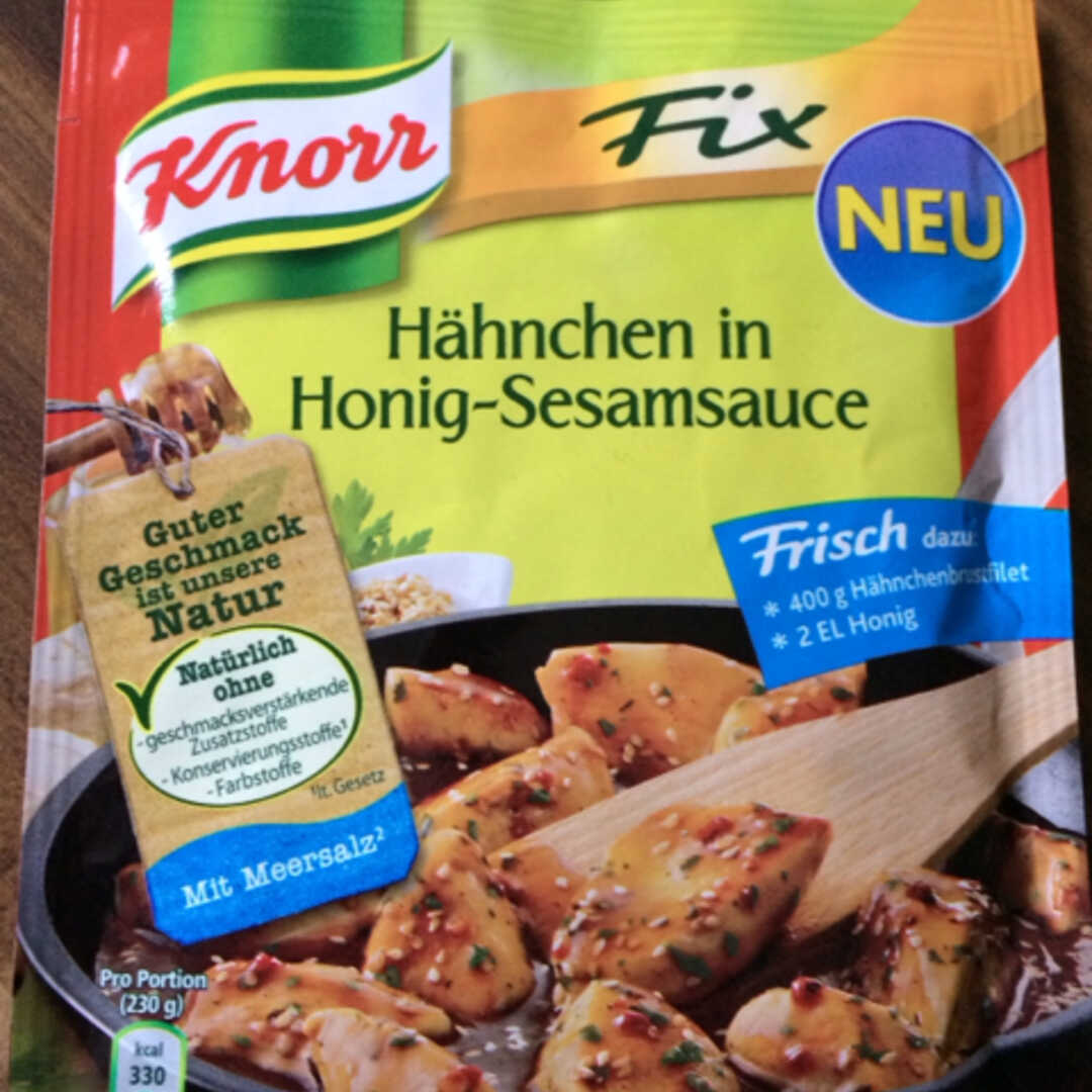 Knorr Hähnchen in Honig-Sesamsauce