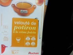 Auchan Velouté de Potiron à la Crème Fraiche