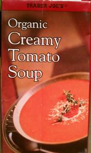 Trader Joe's Organic Creamy Tomato Soup