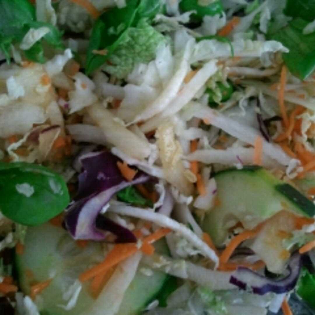 Chinese Cabbage Salad with Dressing