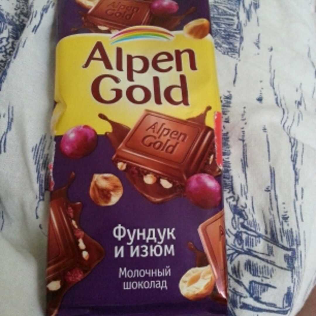 Альпен Гольд Шоколад Фундук
